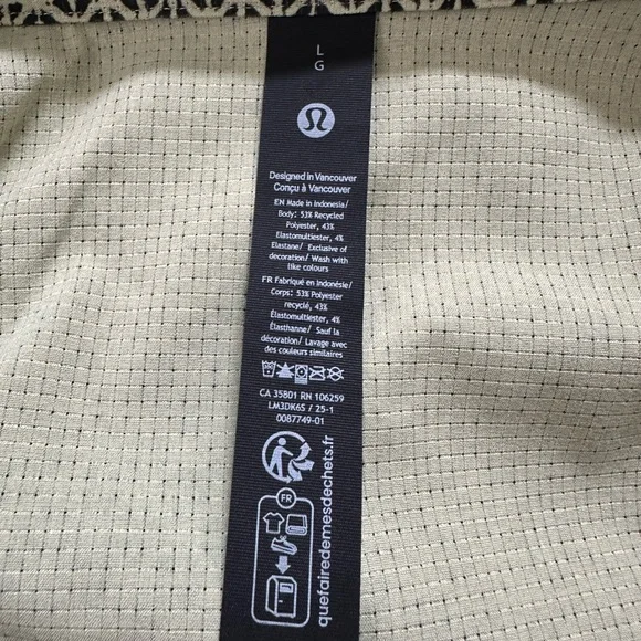 Lululemon - Men's Airing Easy Short Sleeve Shirt - Large - Picture 5 of 5